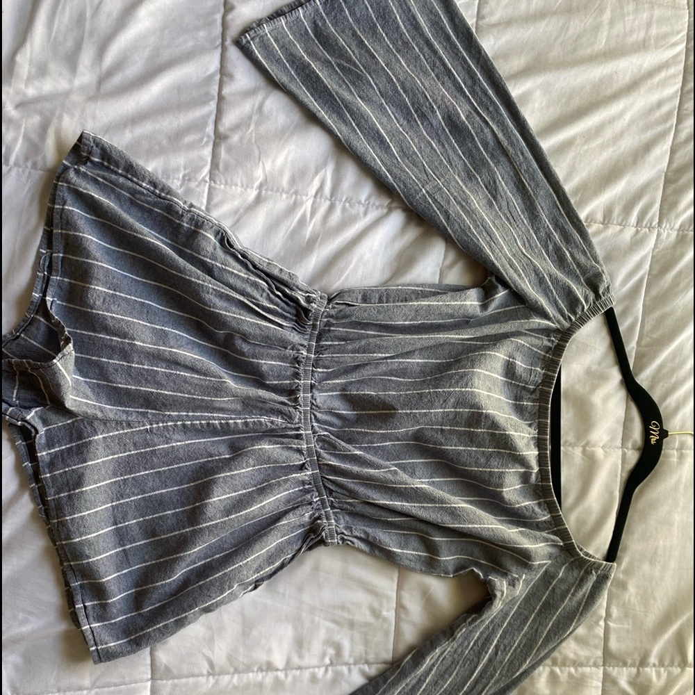 Small, blue, romper, designlab